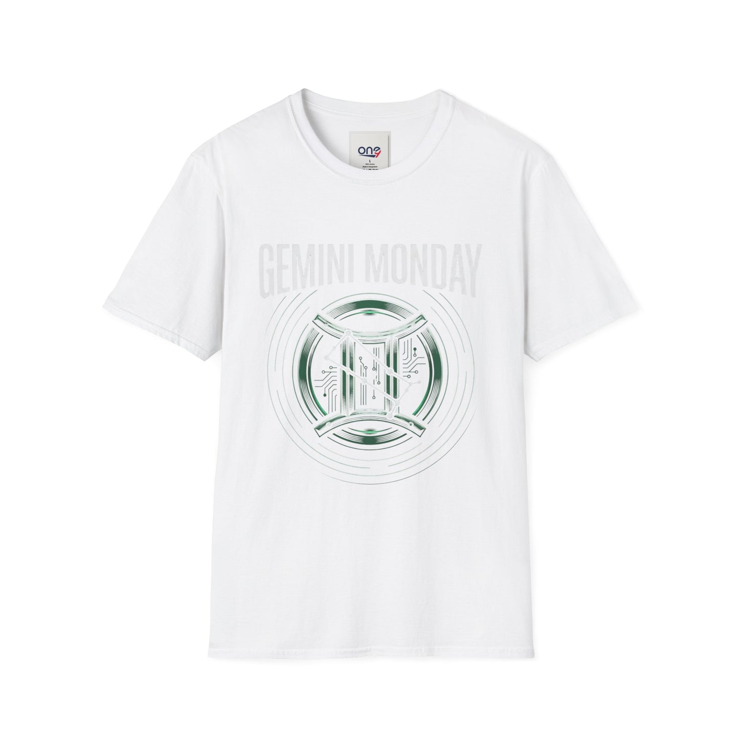 Gemini Monday Zodiac T-Shirt — Astrological Twin Symbol Tee